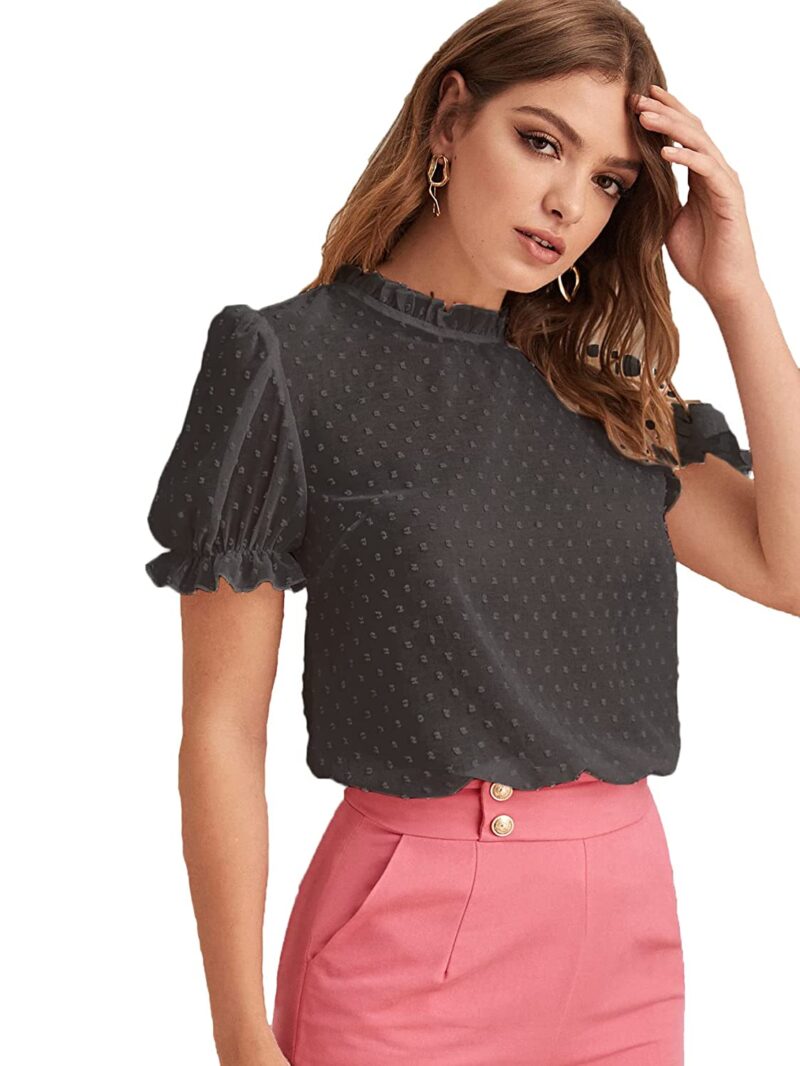 itshe Tissue Fabric Premium Casual Top for Women's