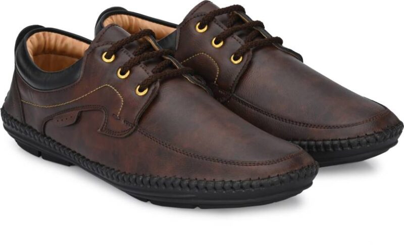Rising Wolf 
Lace Up For Men  (Brown)