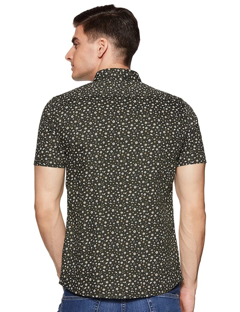 HammerSmith Men's Printed Regular fit Casual Shirt