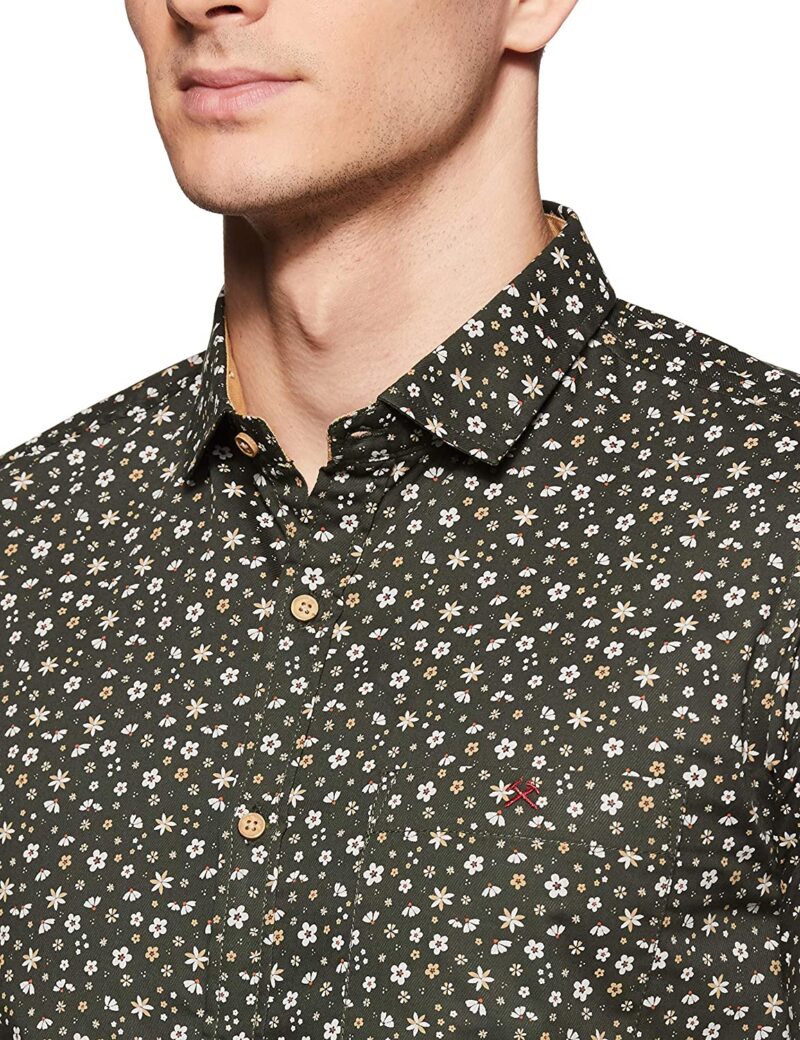 HammerSmith Men's Printed Regular fit Casual Shirt