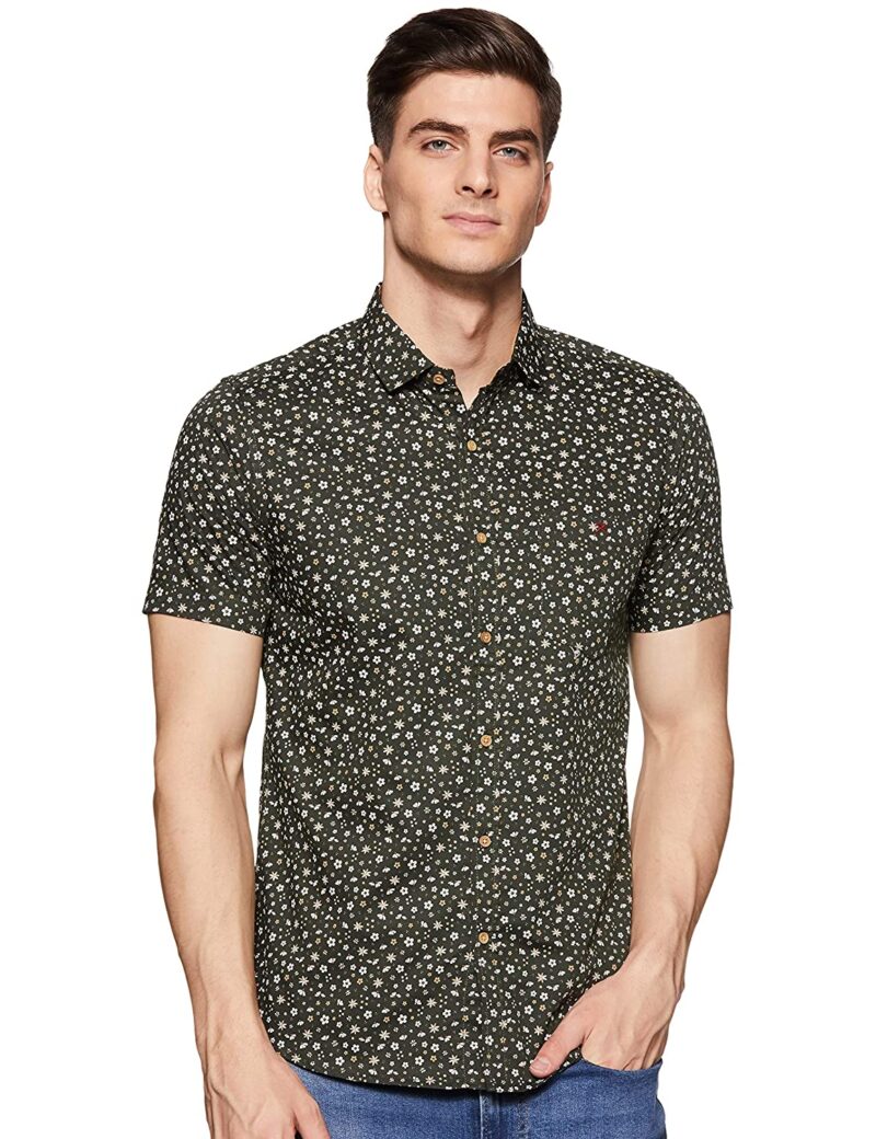 HammerSmith Men's Printed Regular fit Casual Shirt